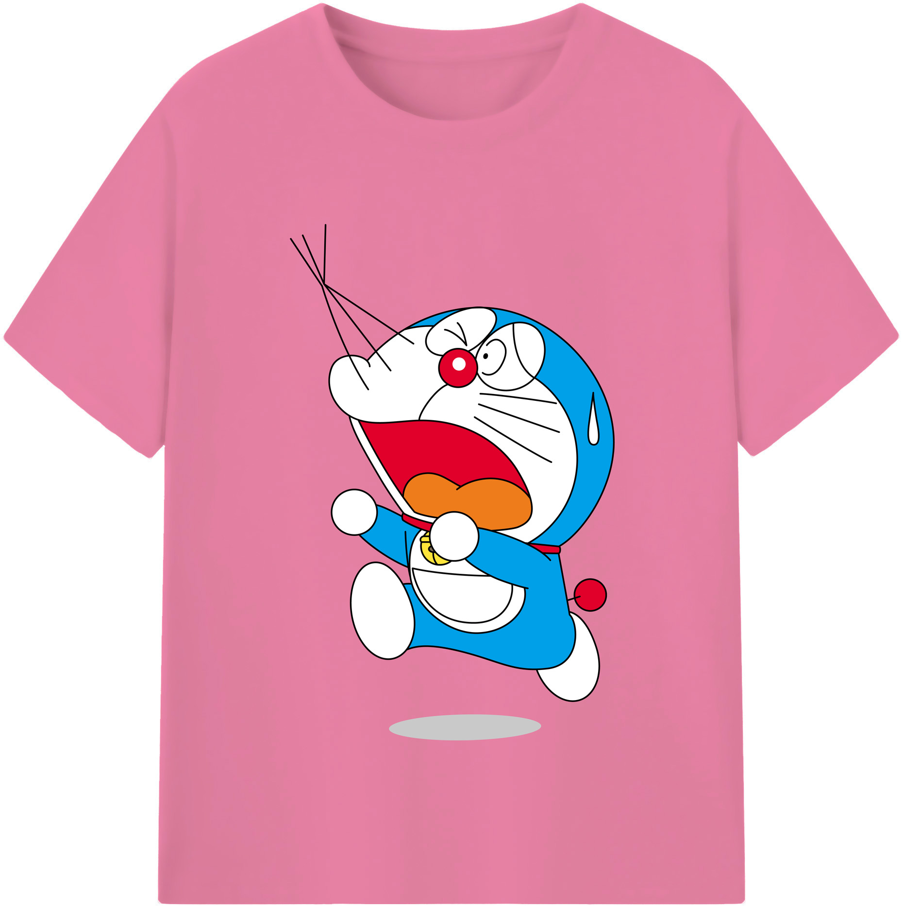 （画像用） ドラえもん Doraemon 綿100％半袖Tシャツ（フロントプリント）